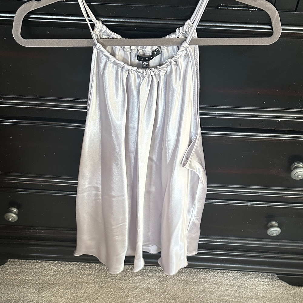 T.J.Maxx Shimmering Silver Camisole